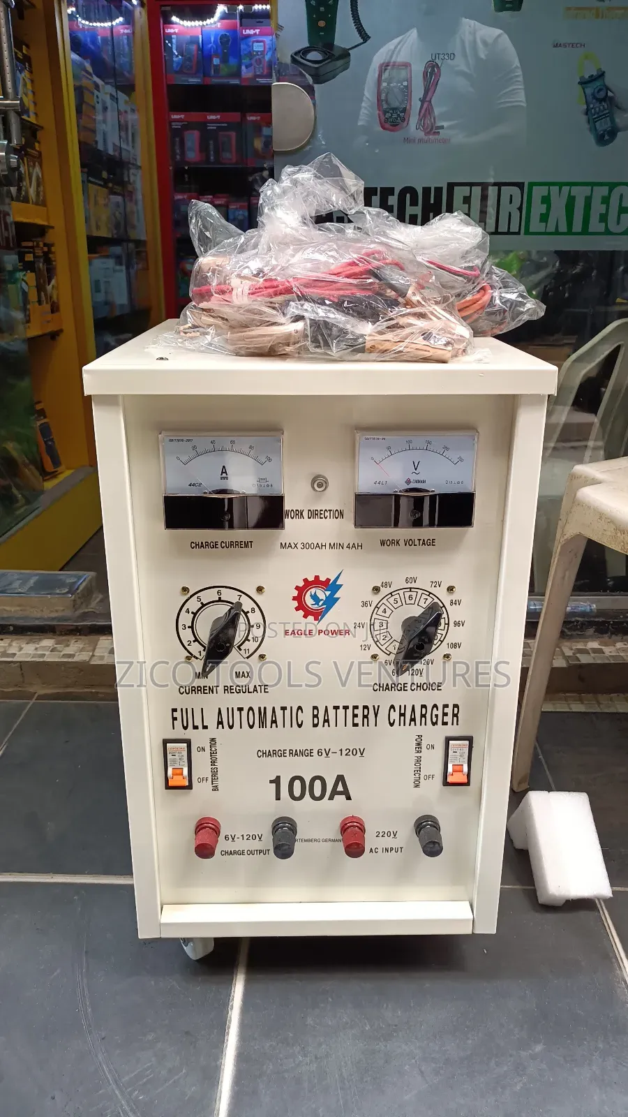 100a Battery Charger 120,V Full Automatic