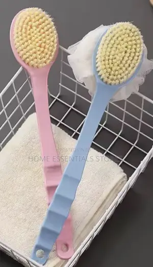 Photo - Long Handle Bath Brushes Sponge - 2 Pieces Set