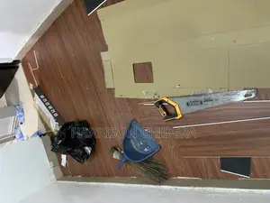 Dark Brown Wood Floor SPC Layer