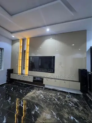 Tv Consol Design and Rope Light