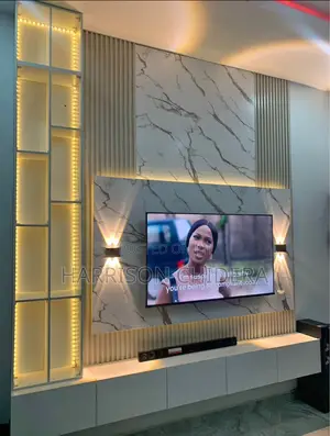 Tv Consol Design and Rope Light