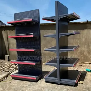 Black Supermarket Shelves