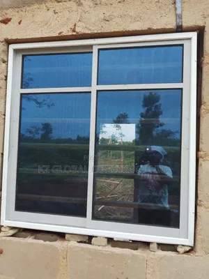 Aluminum Sliding Window With Burglary and Back Net 101