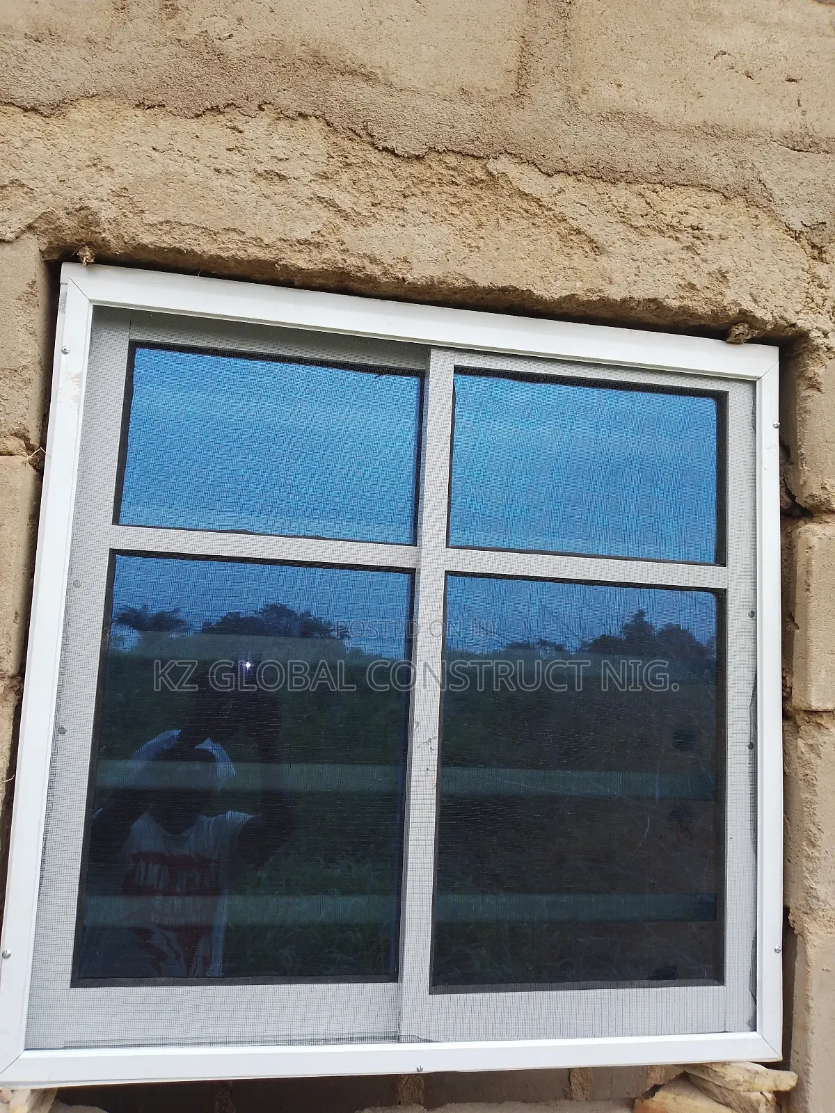 Aluminum Sliding Window With Burglary and Back Net 102