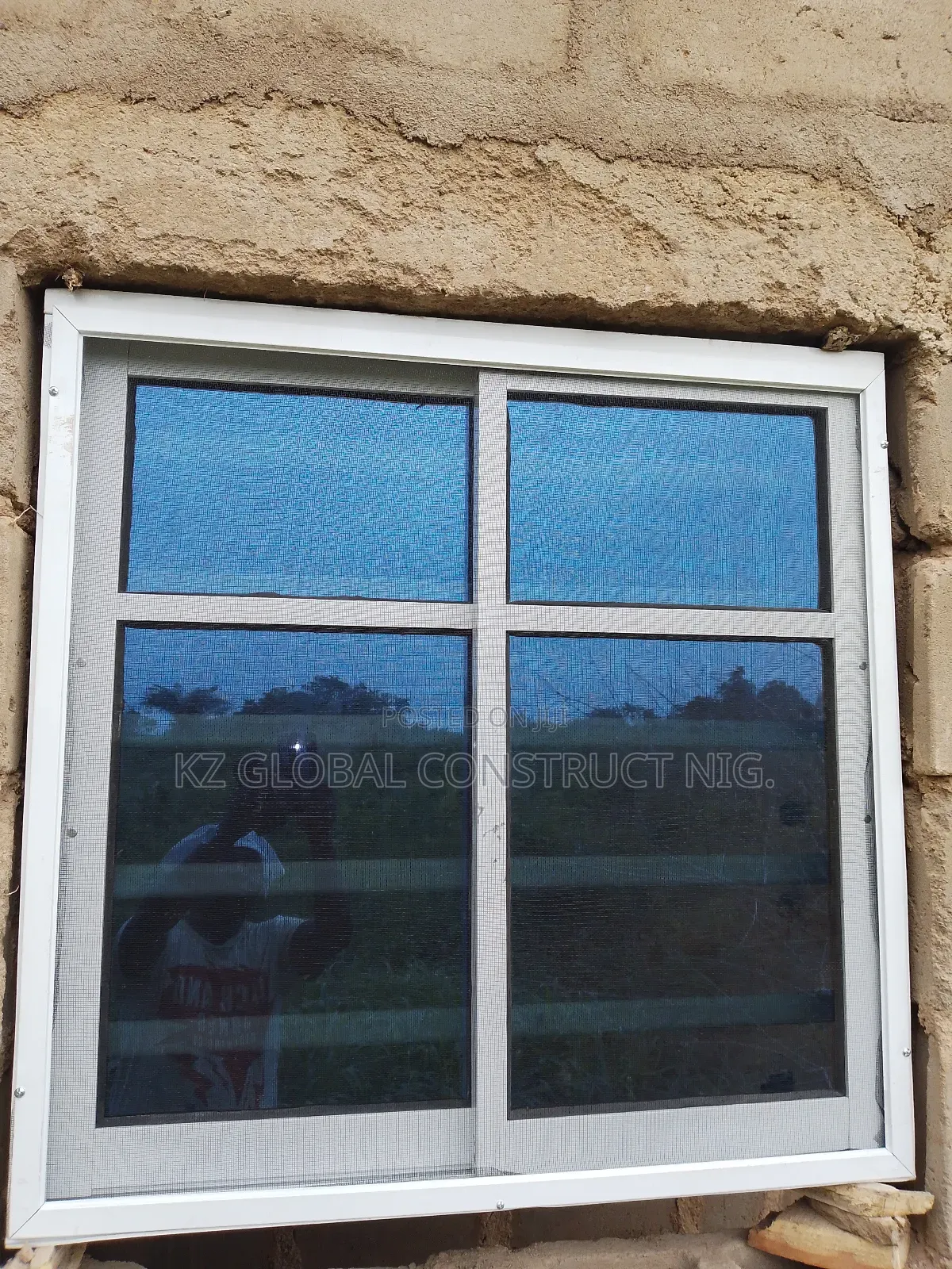 Aluminum Sliding Window With Burglary and Back Net 102