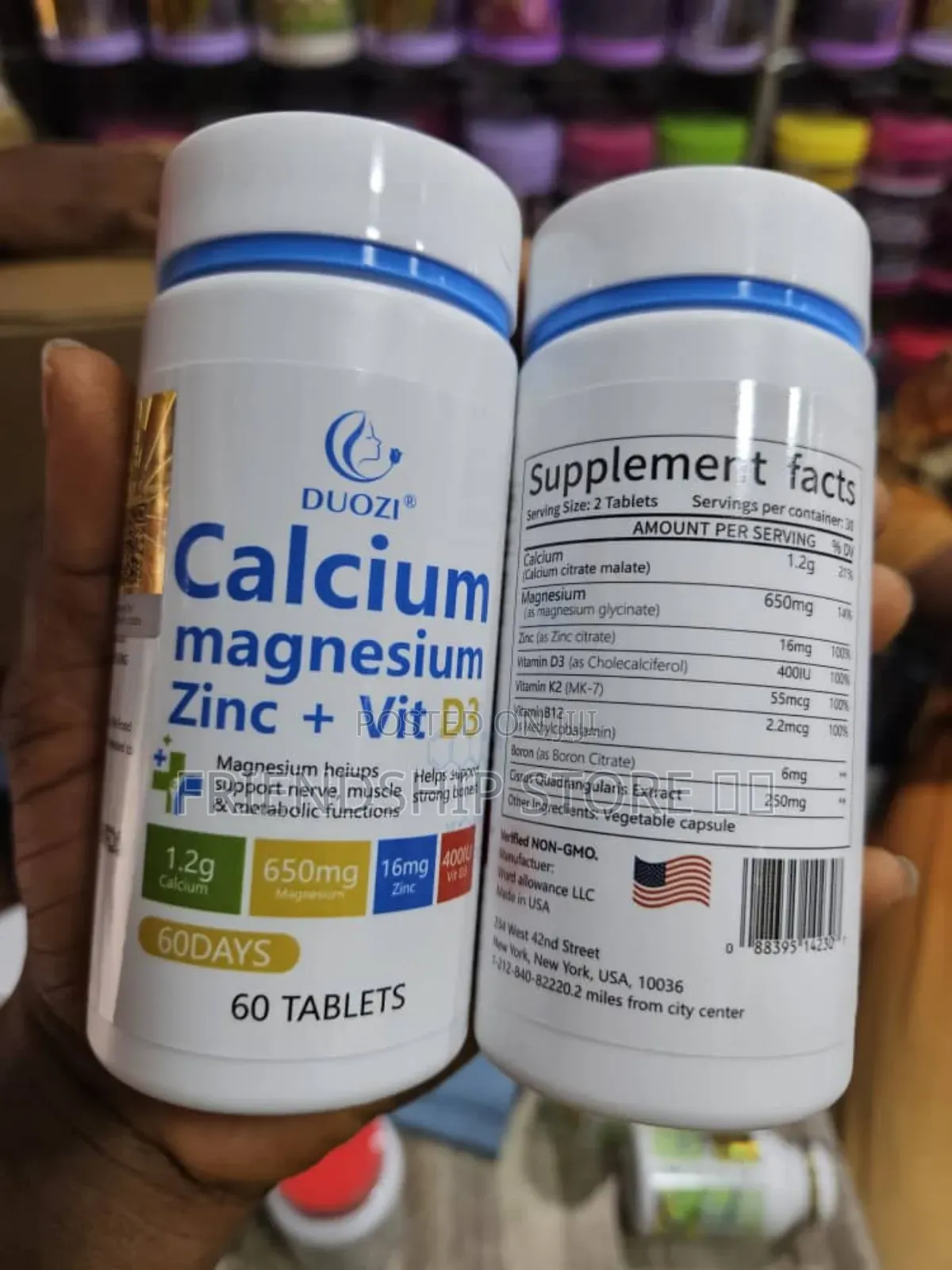 Calcium Magnesium Zinc Plus Vitamin D