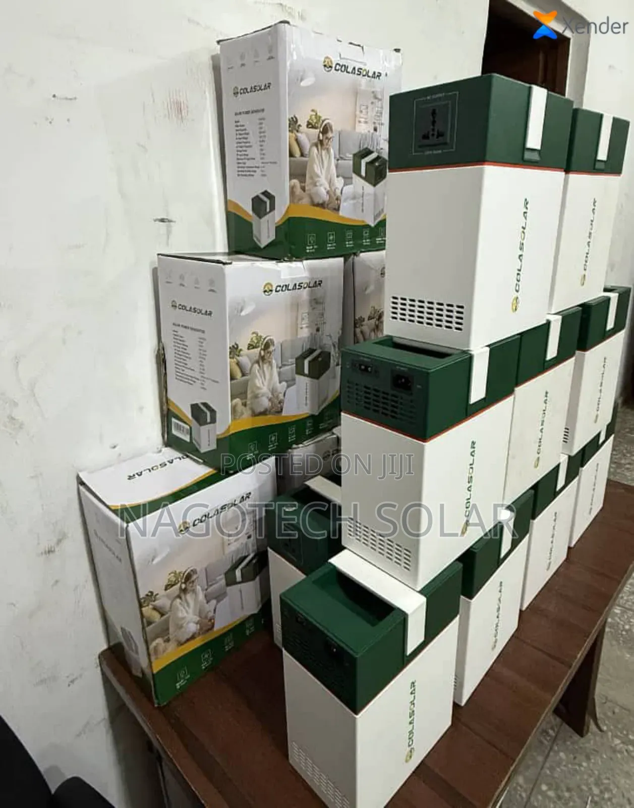 2000kwh Cola Solar Generator With Two(2) 300watt Solar Panel