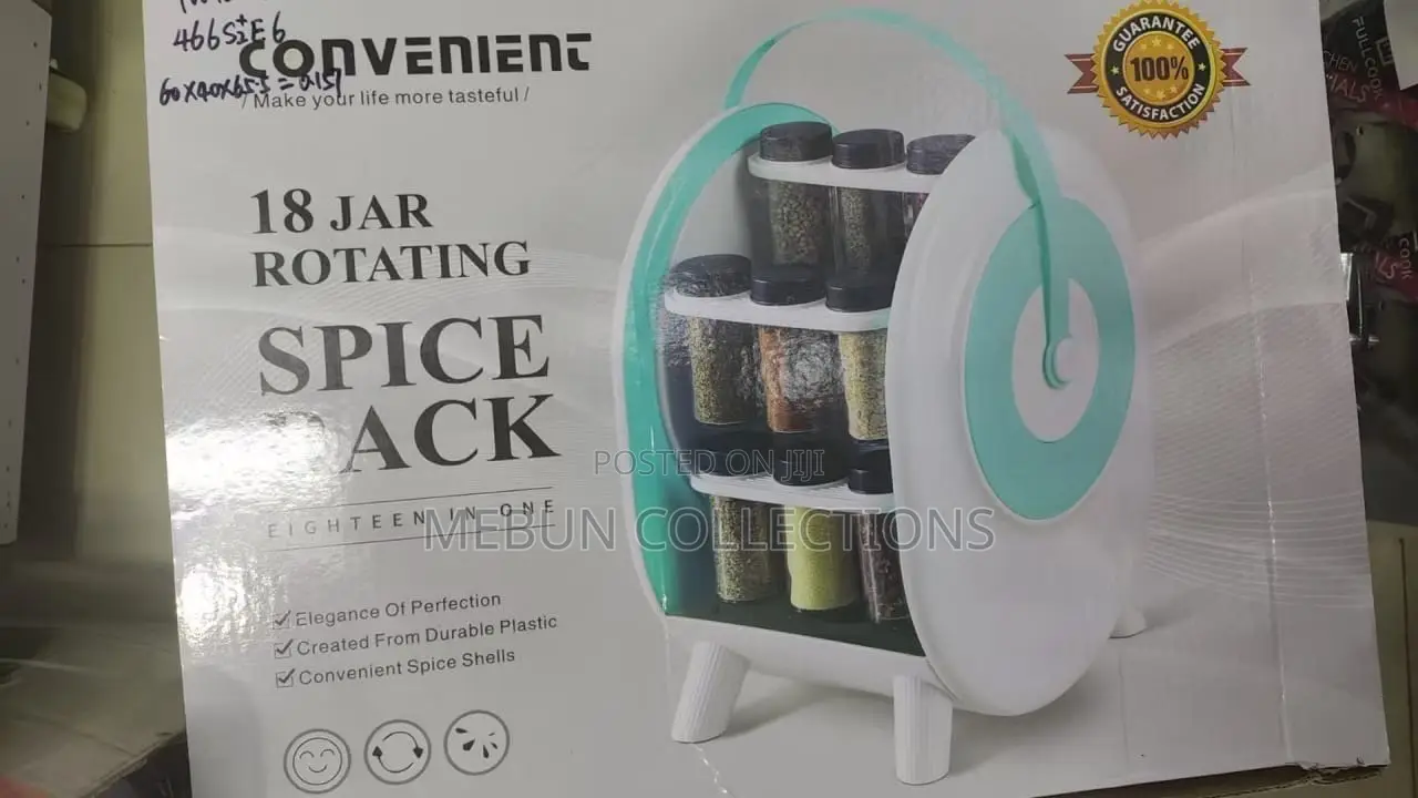 18 Jar Rotating Spice Rack