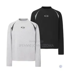 Premium Luxury Black Wash Sleeved Sweatshirt