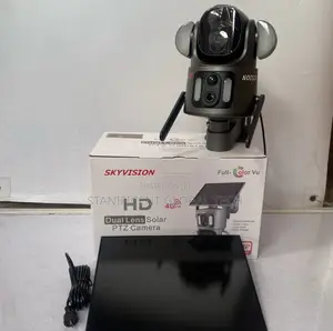 Skyvision 8mp 4g Dual Lens Solar PTZ Outdoor Camera Ubox App