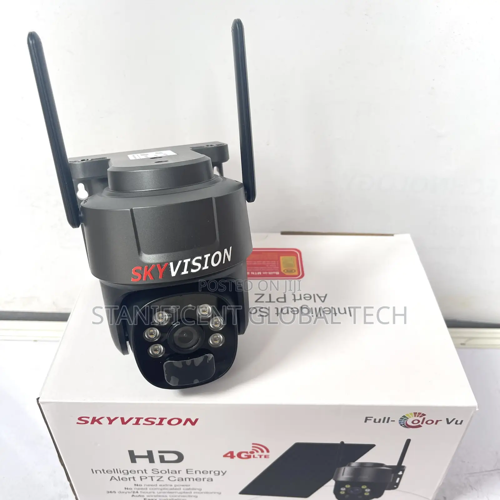 Skyvision 4mp 4g Single Lens Solar Ptz Mini Camera Ubox App