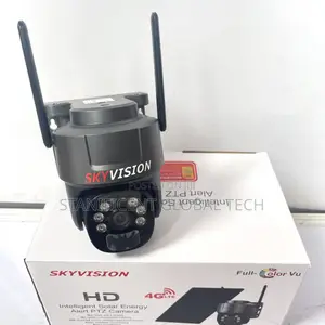 Skyvision 4mp 4g Single Lens Solar Ptz Mini Camera Ubox App