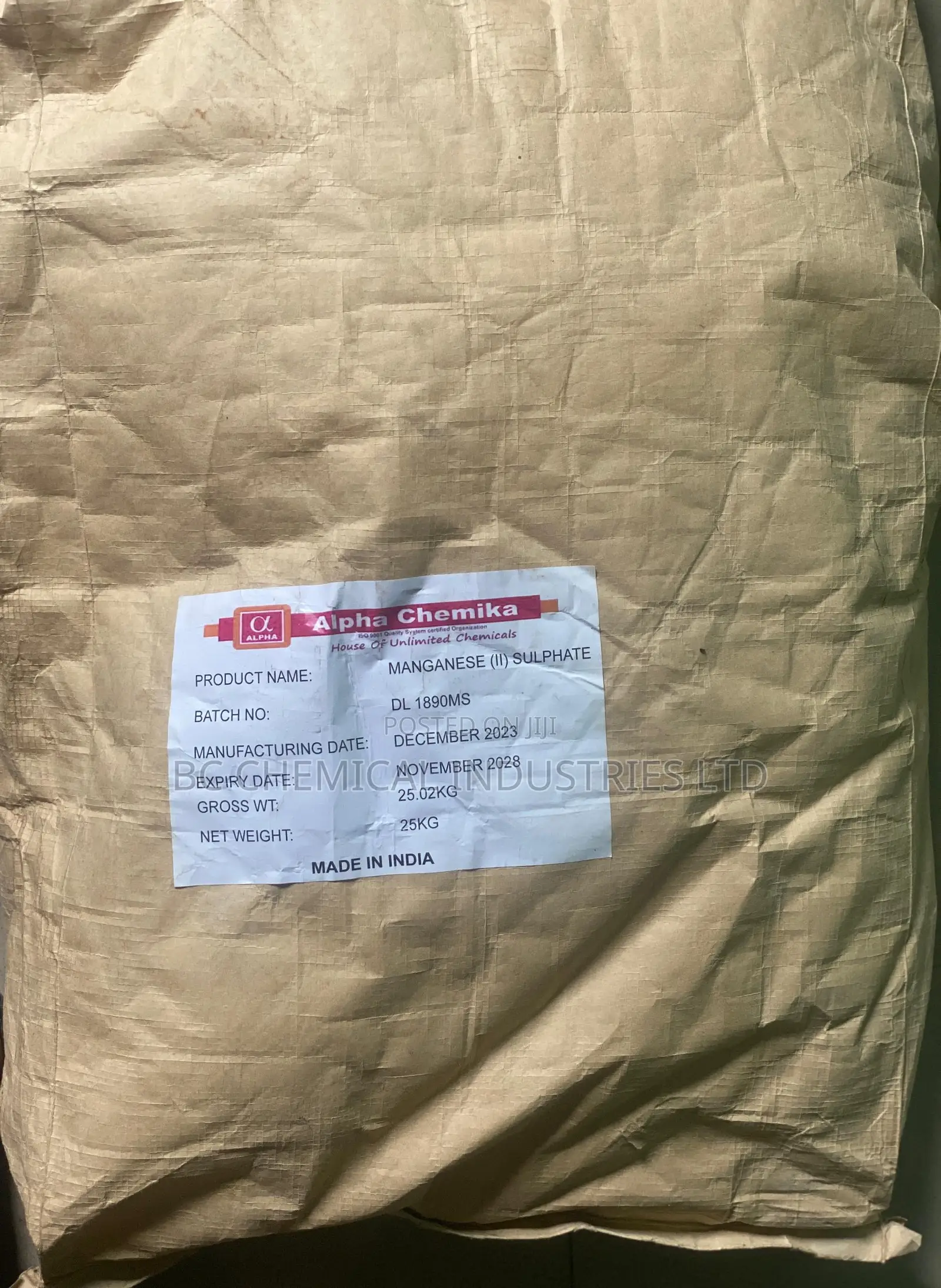 Manganese (Ii) Sulphate
