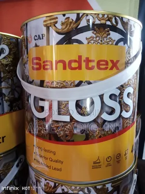 Sandtex Gloss White Paint(Oil Based Tough Protection Lasting Shine)