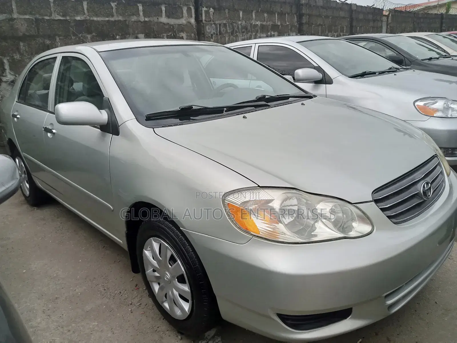 Toyota Corolla Sedan 2003 Silver