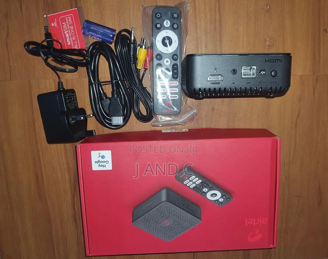 Airtel Android Tv Box With Inbuilt Router Universal
