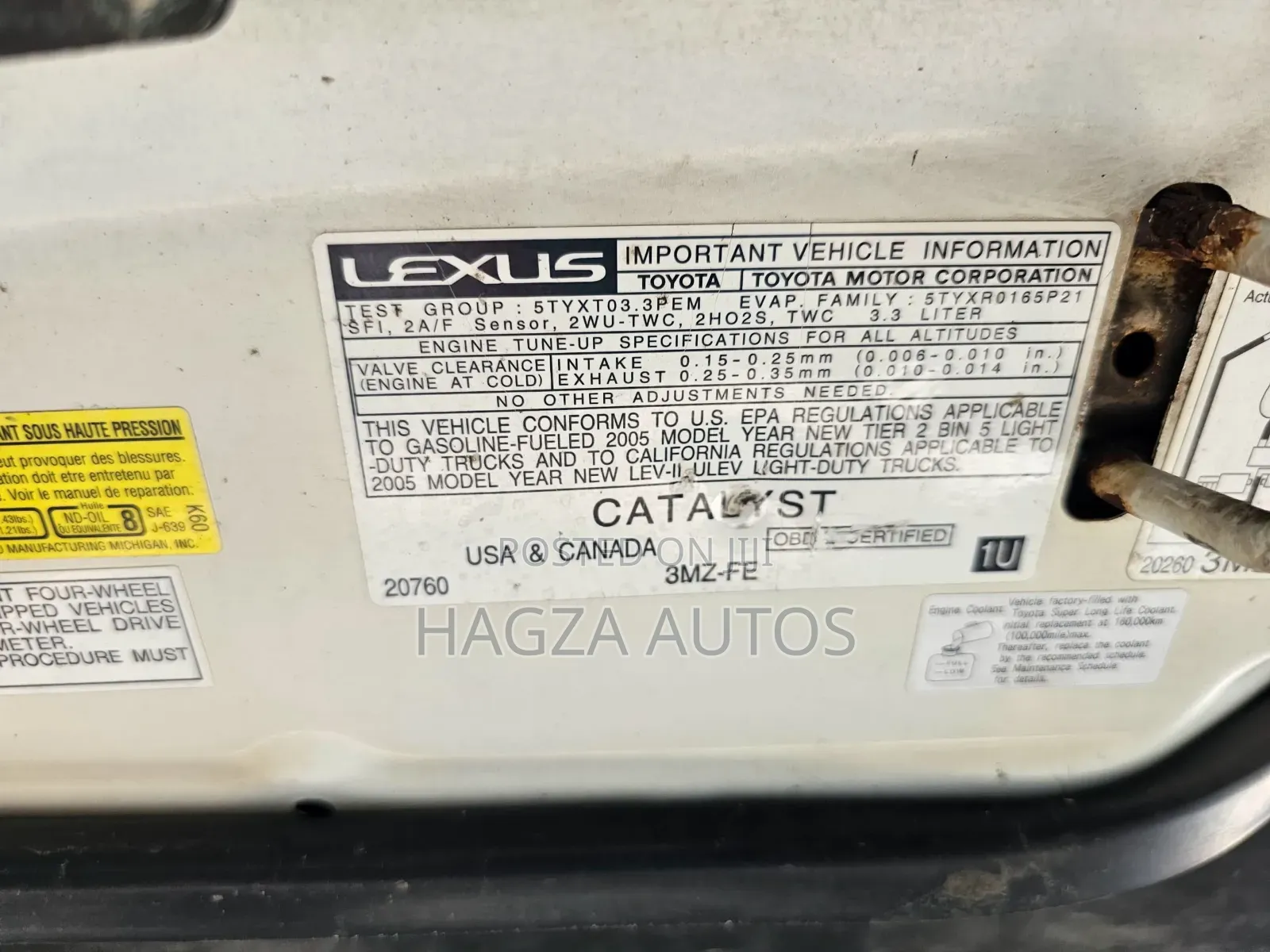 Lexus RX 330 2005 White