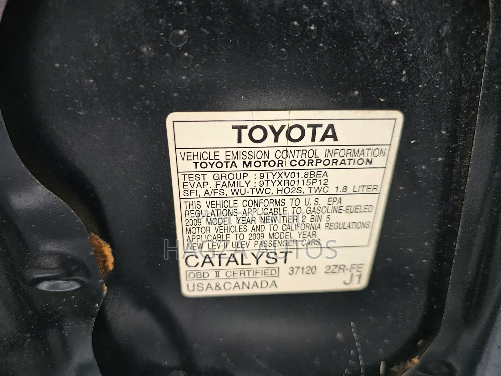 Toyota Corolla 2008 Black