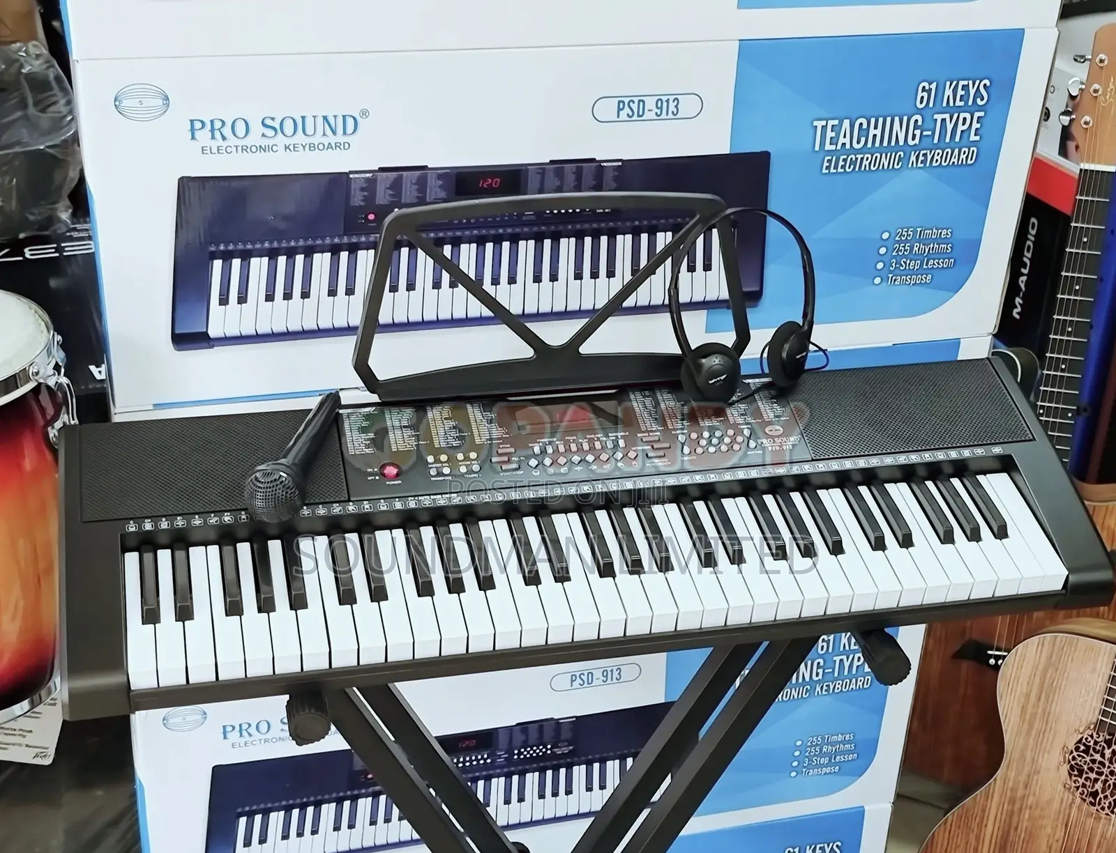 Pro Sound 61 Keys Learning-Teaching Keyboard for Beginners