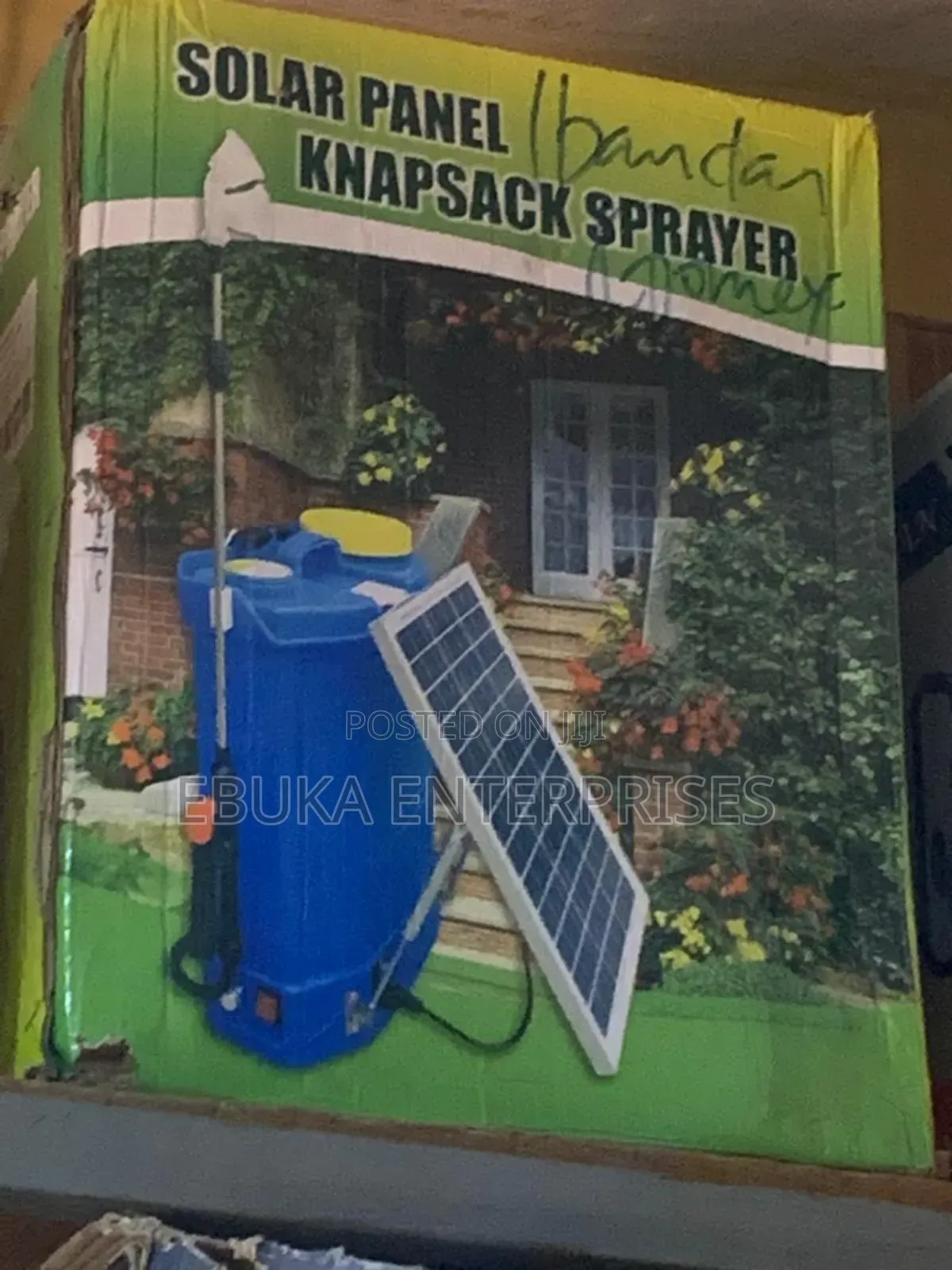 Solar Panel Knapsack Sprayer