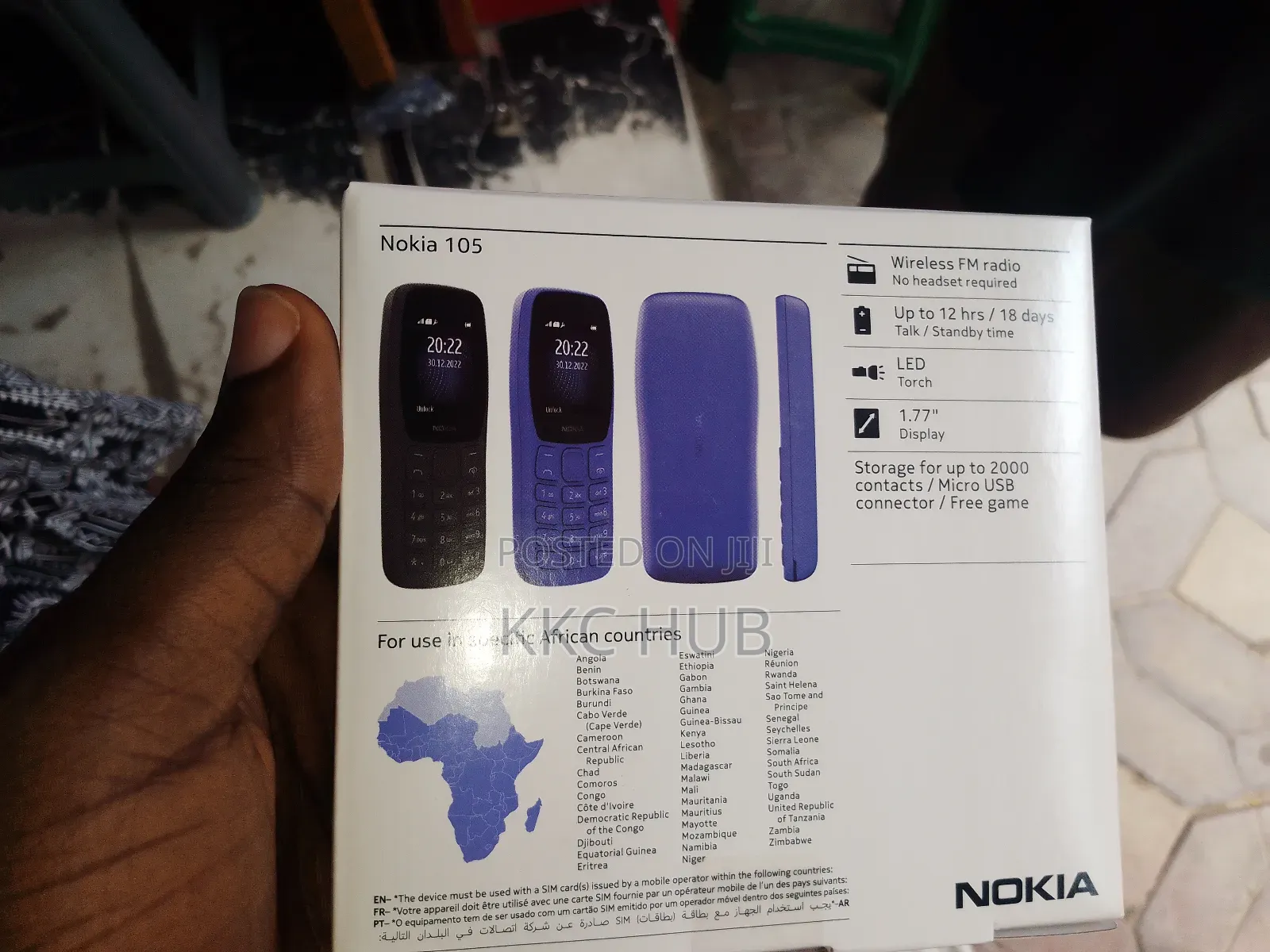 New Nokia 105 Black