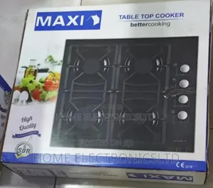 Maxi  Table Top Gas Cooker All Gas 4 Burner