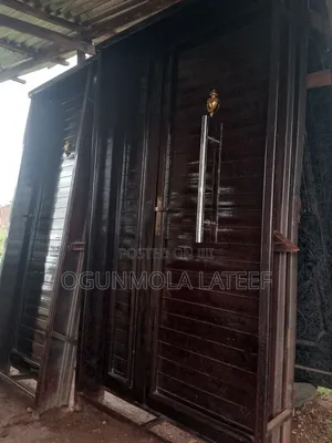 Double and Single Iron Door