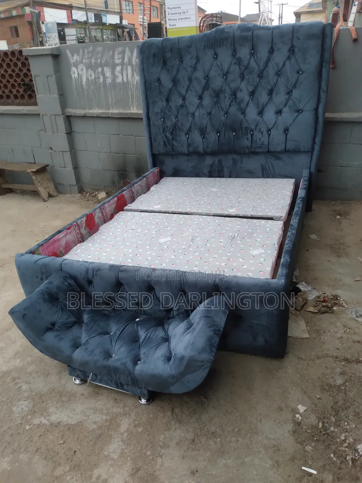 4.5by6 Bed Frame With Footless
