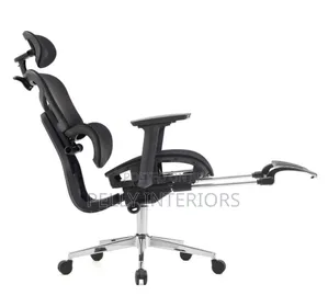Executive Office Chair With Headrest and Footrest