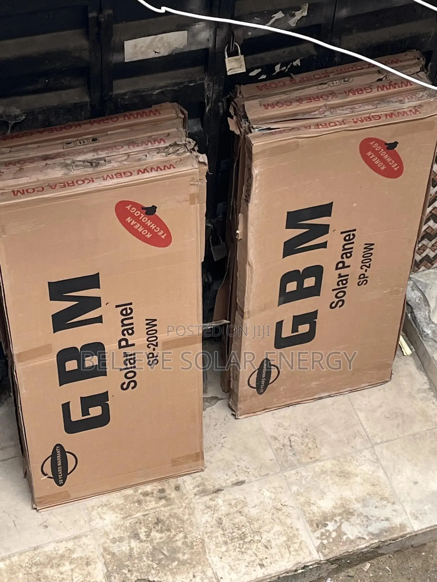 GBM 200w Solar Panel Available