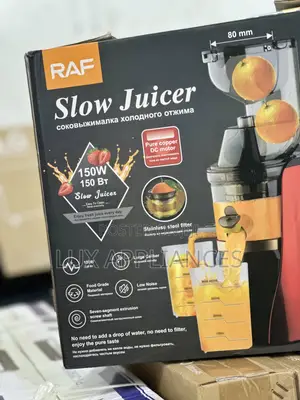 Raf 150w Silent but Strong Slow Fruit Juicer and Extractor R.2831