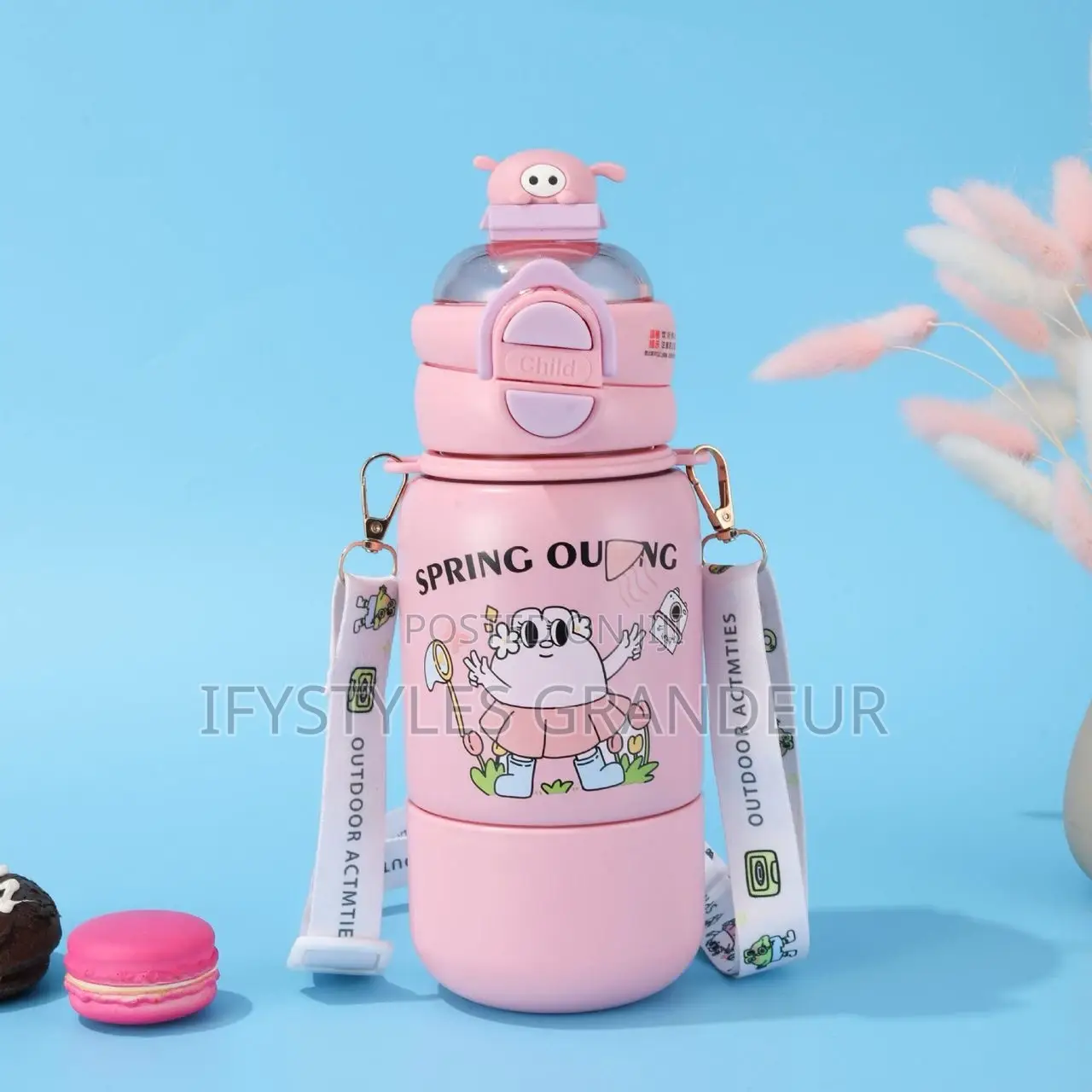 Double Mouth 3 Way Bottle