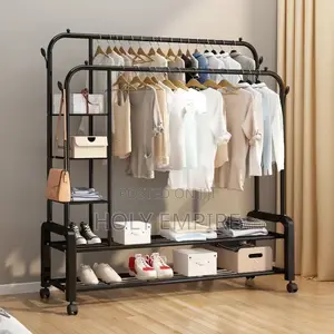 Shelf Shoes Organizer Clothes Hangers Clothes Rack Standing Chair