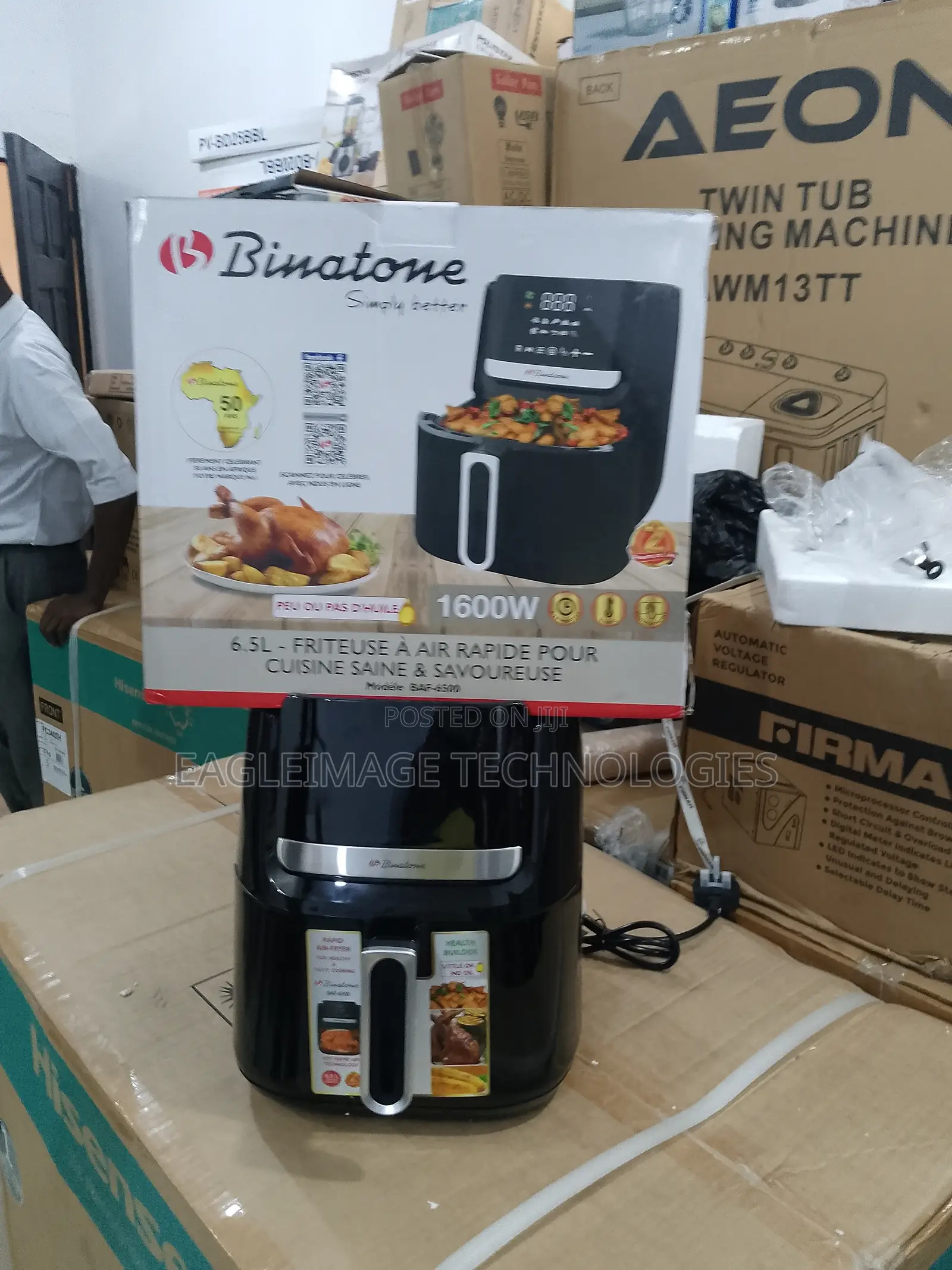 Neatly Built Binatone Baf 6500 Air Fryer