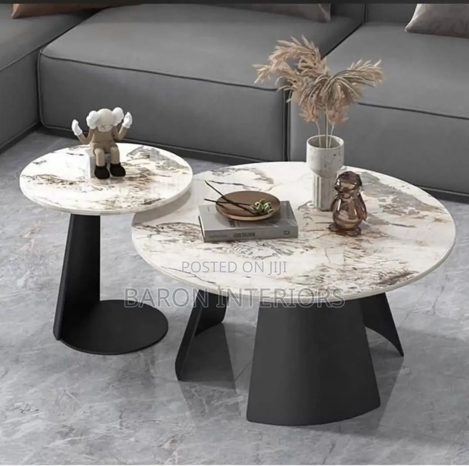 Center Table With Side Table Is Available as Seen