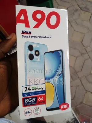 New Itel A90 64 GB Black