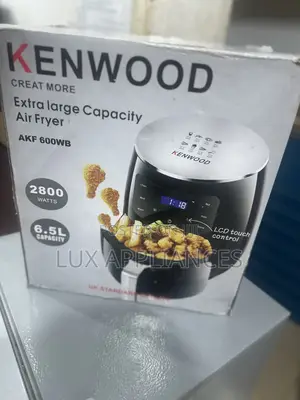 Maxyfry Kenwood Air Fryer 6.5l Capacity Akf 600wb