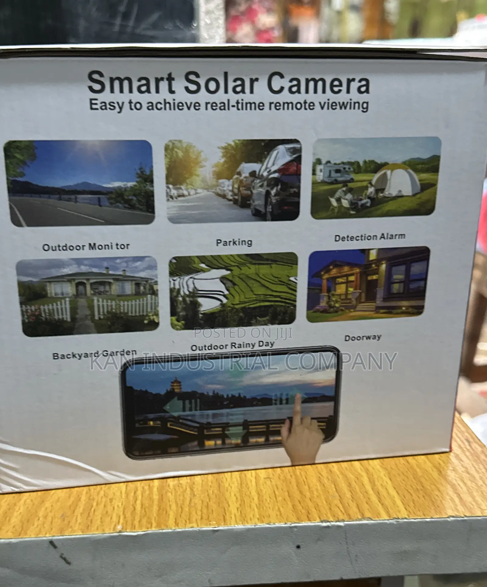 Dual Lens Solar Camera V380