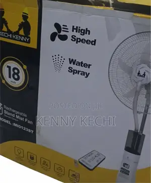 18-Inch Portable Ac/Dc Water Cooling Mist Fan