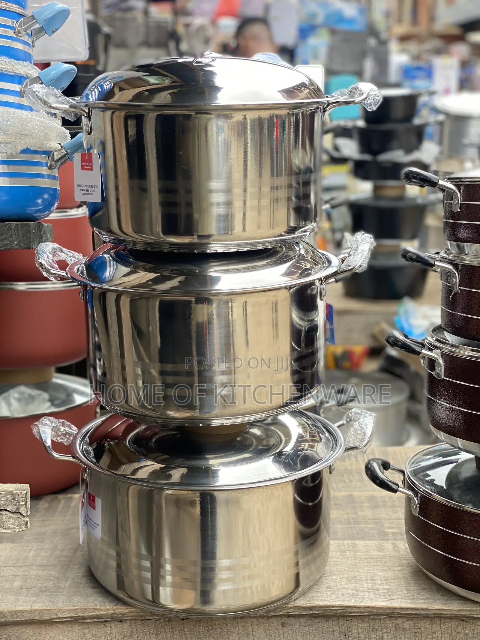 3 PCS Stainless Induction Pot