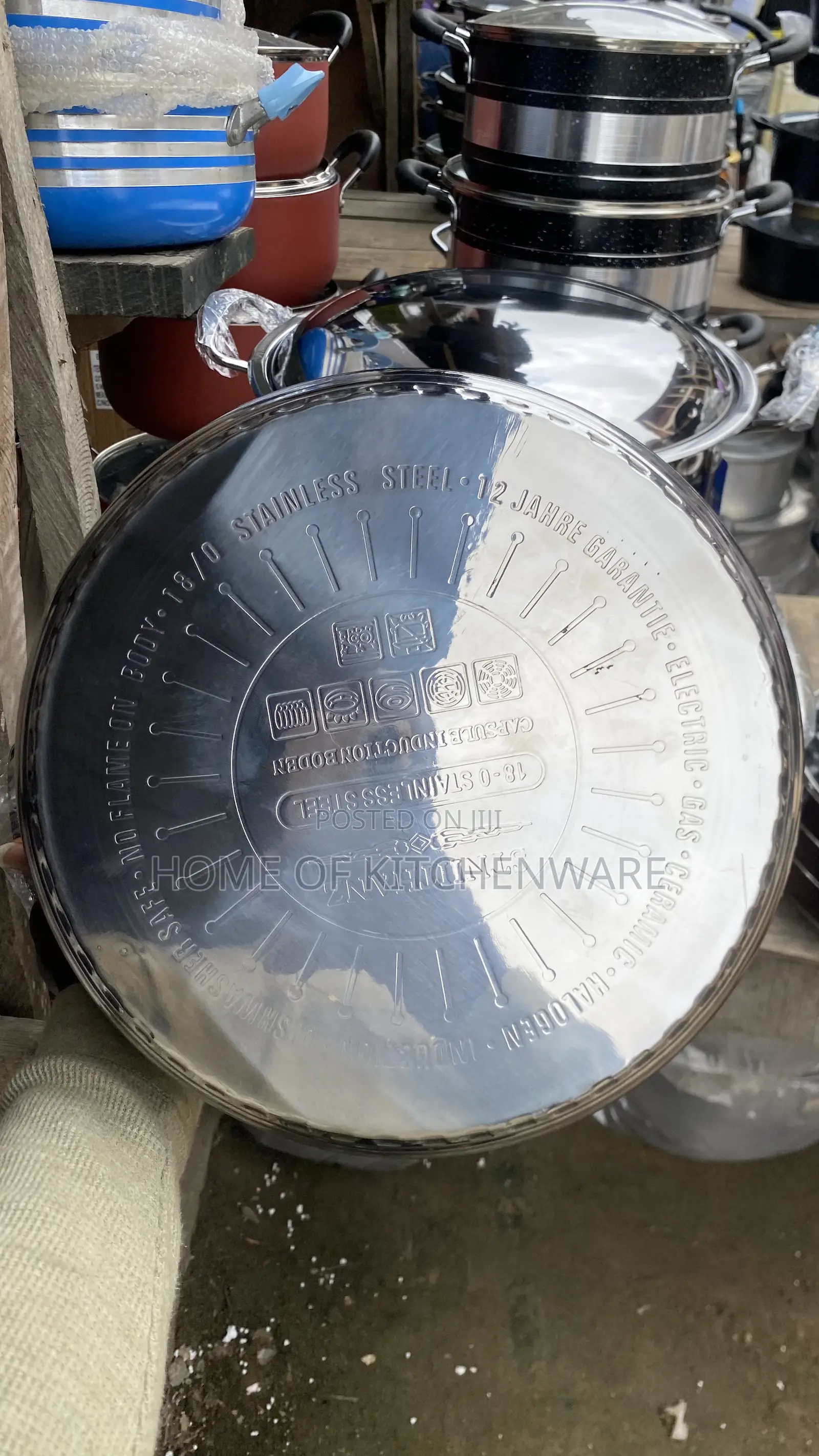 3 PCS Stainless Induction Pot