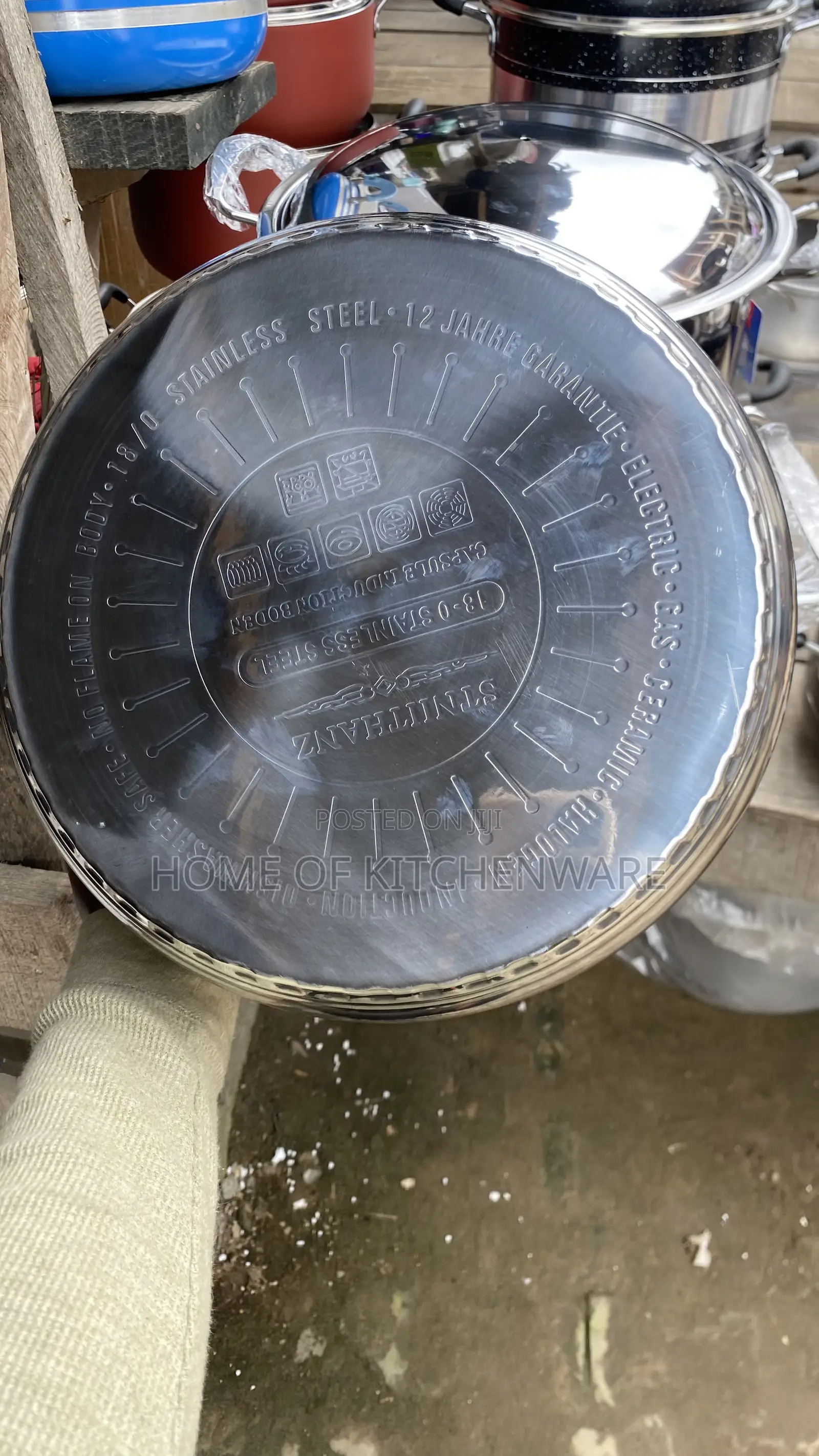 3 PCS Stainless Induction Pot