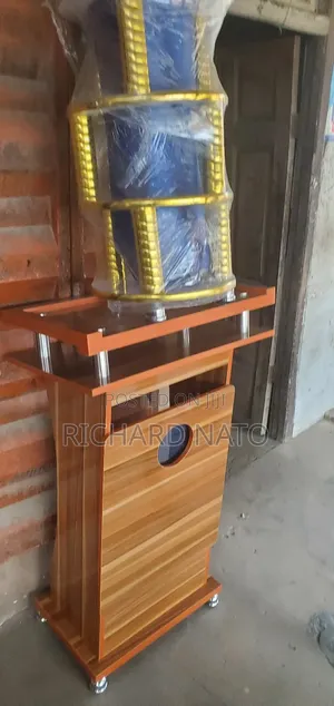 Gorgeous Wooden and Offering Pulpits