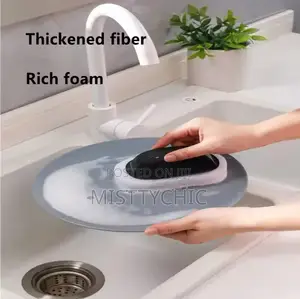 Handle Cleaning Brush Sponge Wall Glass