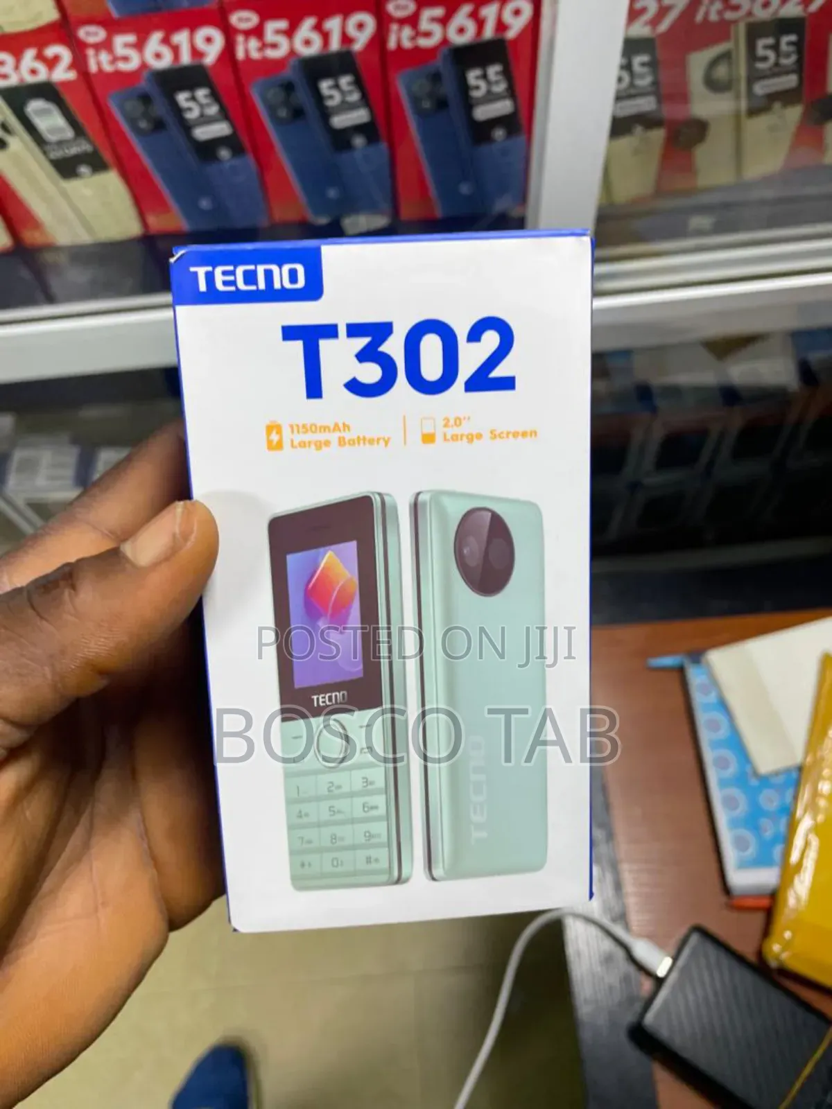 New Tecno T301 Black