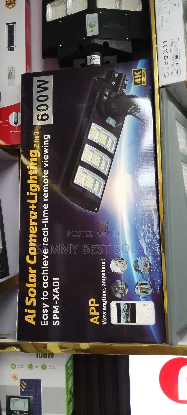 Ai 600w 2 in One Solar Camera Lighting Available