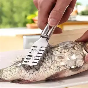 Fish Scaler Stainless Steel, Premium Fish Scale