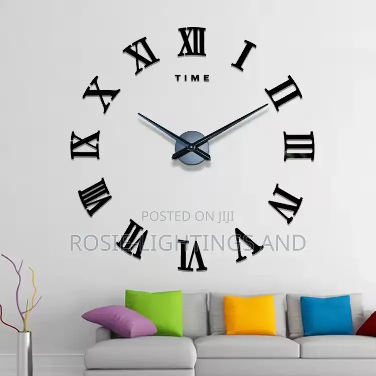 Diy Self Adhesive Digital Wall Clock