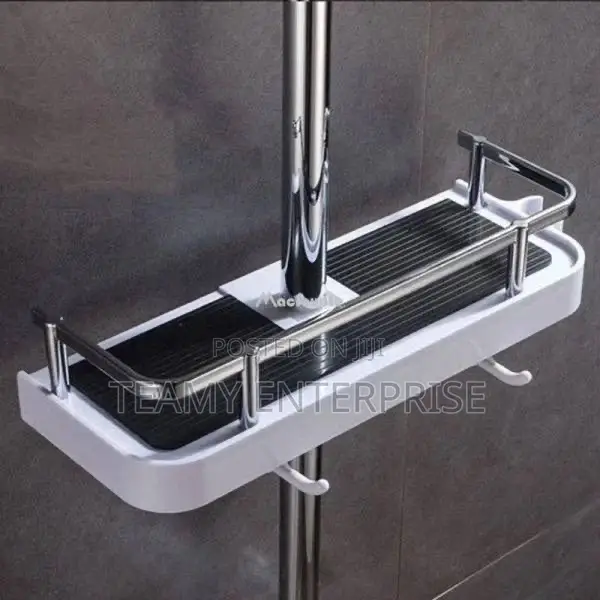 Bathroom Shower Rack Organizer - Mounted on Pole