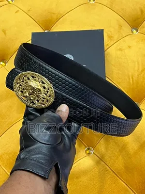 Original Versace Leather Belts Available in Store